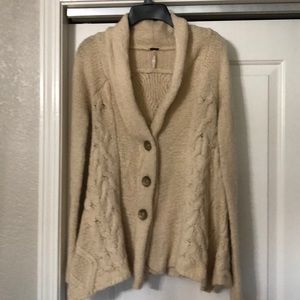Free People knit cardigan